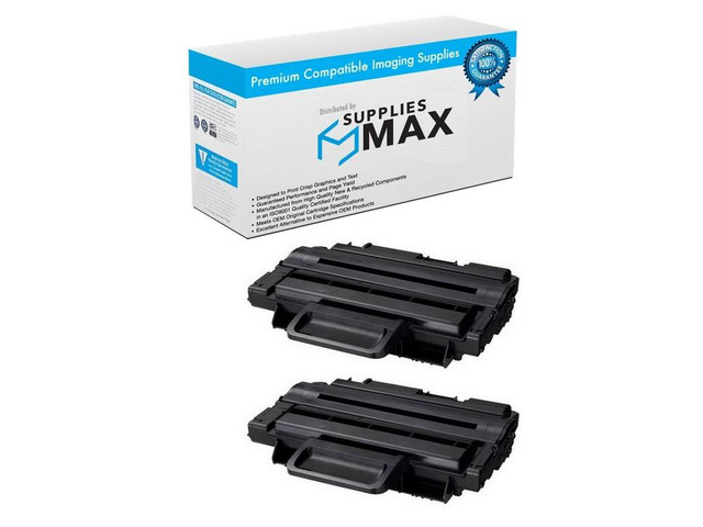 SuppliesMAX Compatible Replacement for Samsung ML-2450/ML-2850/ML-2851ND Toner Cartridge (2/PK-5000 Page Yield) (ML-P2850B)