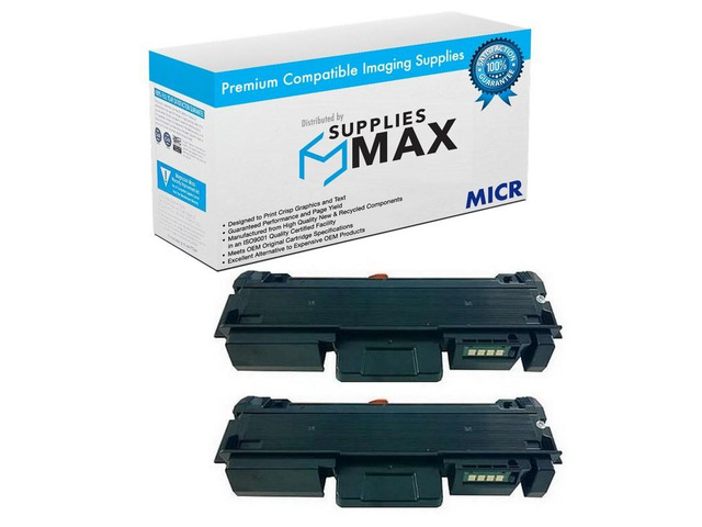 SuppliesMAX Compatible MICR Replacement for Samsung Xpress M2625/M2626/M2675/M2825/M2835/M2876/M2885 Series Toner Cartridge (2/PK-3000 Page Yield)...