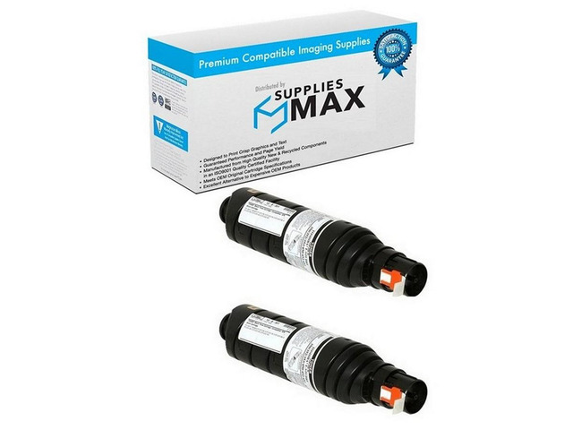 SuppliesMAX Compatible Replacement for Toshiba e-STUDIO 353/e-STUDIO 453 Toner Cartridge (2/PK-21000 Page Yield) (T-4520_2PK)