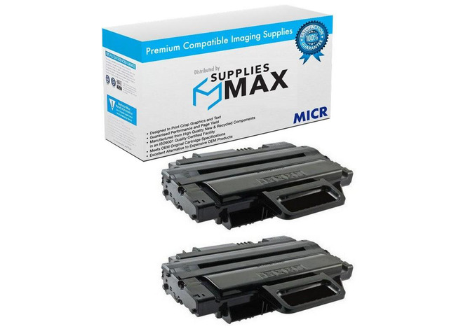 SuppliesMAX Compatible MICR Replacement for Samsung ML-2855/SCX-4824/4825/4826/4828FN High Yield Toner Cartridge (2/PK-5000 Page Yield) (MLT-P209B)