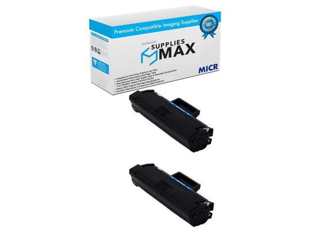 SuppliesMAX Compatible MICR Replacement for Samsung ML-2160/ML-2164/ML-2165W/SCX-3400FW/SCX-3405FW/SCX-3405W/SF-760P Toner Cartridge (2/PK-1500...