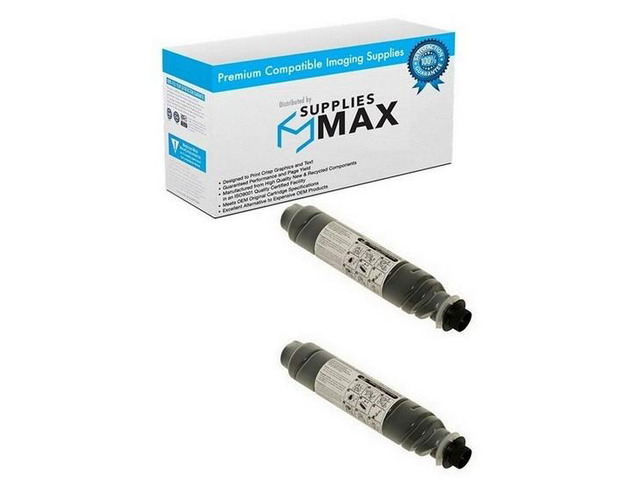 SuppliesMAX Compatible Replacement for Ricoh Aficio MP-2500/MP-2500LN/MP-2500SP/MP-2500SPF Toner Cartridge (2/PK-10500 Page Yield) (TYPE MP-2500A)...