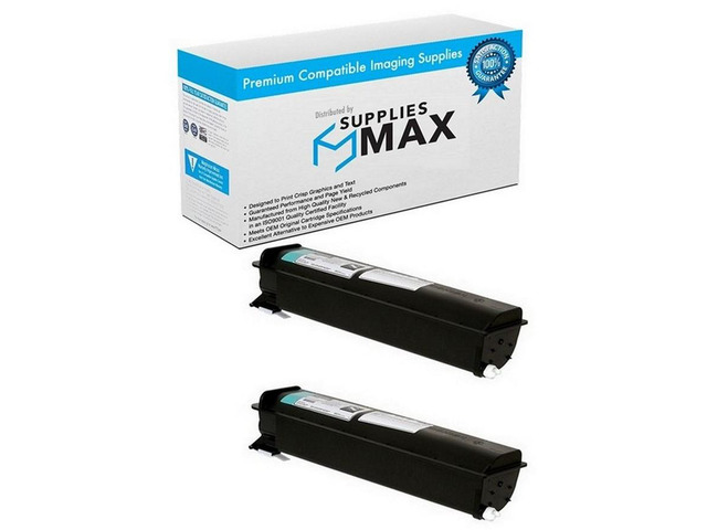 SuppliesMAX Compatible Replacement for Toshiba e-STUDIO 200L/230/280 Toner Cartridge (2/PK-24000 Page Yield) (T-2320_2PK)