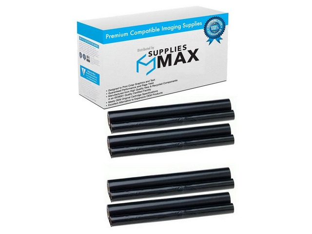 SuppliesMAX Compatible Replacement for Sharp UX-A255/A260/UX-P100/P115/P200 Fax Imaging Film (4/PK-150 Page Yield) (UX-5CR_2PK)