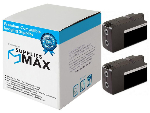 SuppliesMAX Compatible Replacement for Lexmark OfficeEdge Pro 4000/Pro 4000C/Pro 5500/ Pro 5500T Black High Yield Inkjet (2/PK-2500 Page Yield)...