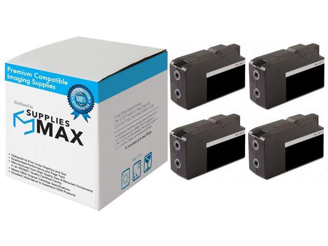 SuppliesMAX Compatible Replacement for Lexmark OfficeEdge Pro 4000/Pro 4000C/Pro 5500/ Pro 5500T Black High Yield Inkjet (4/PK-2500 Page Yield).