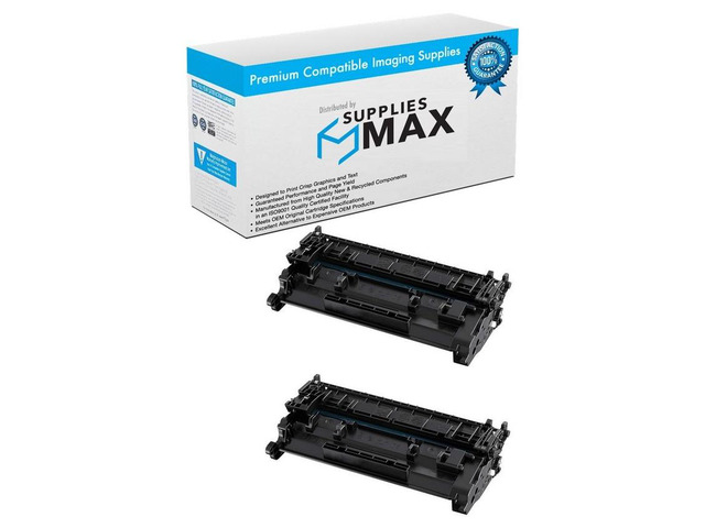 SuppliesMAX Compatible Replacement for Canon LBP-223/LBP-226/LBP-227/LBP-228/LBP-237/MF-440/MF-445/MF-448/MF-449/MF-455 Toner Cartridge (2/PK-3100...