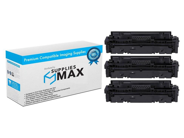 SuppliesMAX Compatible Replacement for Canon Color imageCLASS LBP-664/MF-742/MF-743/MF-745/MF-746 Black Standard Yield Toner Cartridge (3/PK-2300...