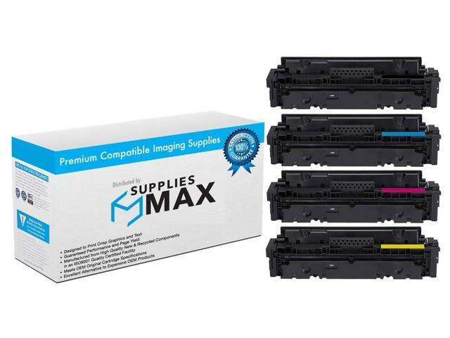 Compatible Canon Color imageCLASS LBP-664/MF-742/MF-743/MF-745/MF-746 Standard Yield Toner Cartridge Combo Pack (BK/C/M/Y) (CRG-055-COMBO)