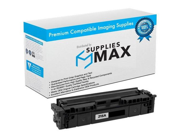 SuppliesMAX Compatible Replacement for HP Color Laser Jet Pro M155A/M155NW/M182N/M182NW/M183FW Black Toner Cartridge (1050 Page Yield) (NO. 215A)...