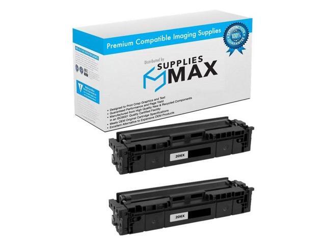 SuppliesMAX Compatible Replacement for HP Color Laser Jet Pro M255/M282MFP/M283MFP Series Black High Yield Toner Cartridge (2/PK-3150 Page Yield)...