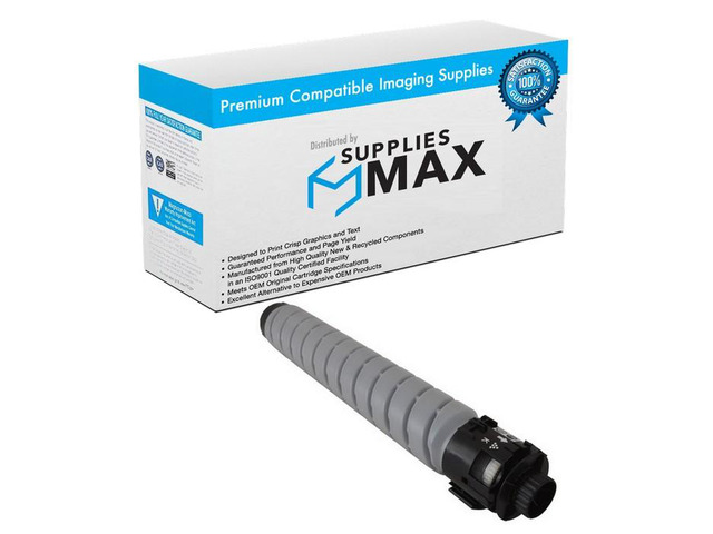 SuppliesMAX Compatible Replacement for Lanier IM-C2000/IM-C2500 Black Toner Cartridge (16500 Page Yield) (TYPE IM-C2500) (842307)