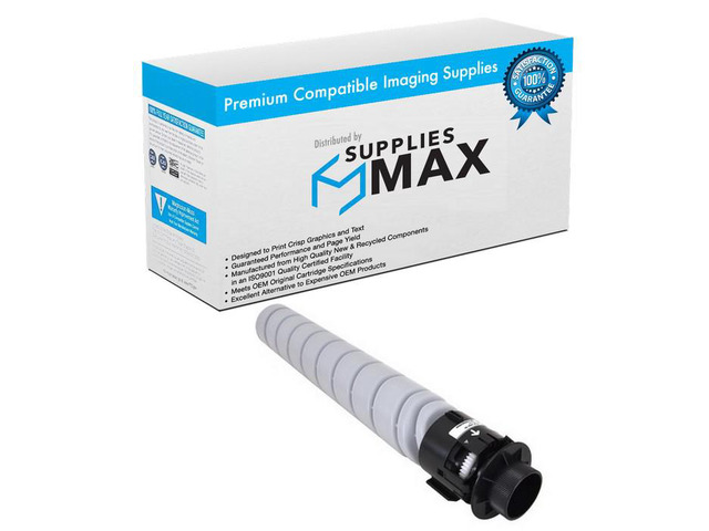 SuppliesMAX Compatible Replacement for Savin IM-C3000/IM-C3500 Black Toner Cartridge (31000 Page Yield) (TYPE IM-C3500) (842251)