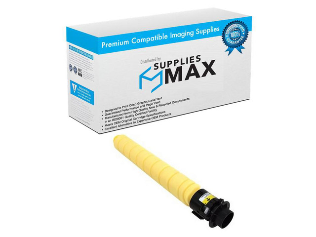SuppliesMAX Compatible Replacement for Savin IM-C3000/IM-C3500 Yellow Toner Cart