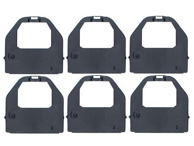 SuppliesMAX Compatible Replacement for General Ribbon T528D Black Printer Ribbons (6/PK) - Replacement to Panasonic KX-P150