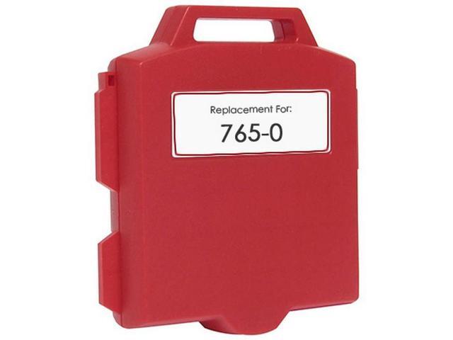 SuppliesMAX Compatible Replacement for Pitney Bowes DM-200/DM-300 Red Postage Meter Inkjet (765-0)
