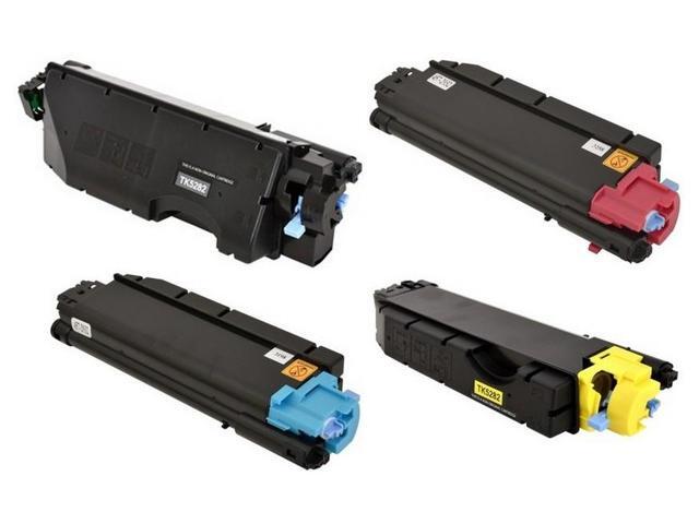 SuppliesMAX Compatible Replacement for Kyocera Mita ECOSYS M6235cidn/M6635cidn/P6235cdn Toner Cartridge Combo Pack (BK/C/M/Y) (TK-5282MP)