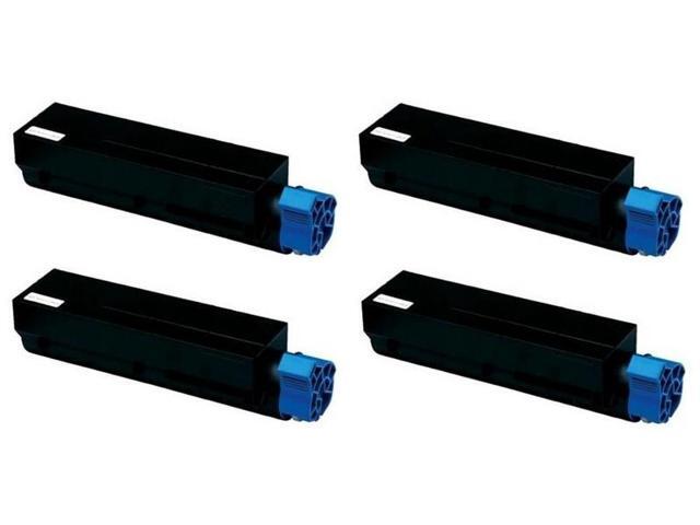 SuppliesMAX Compatible Replacement for Okidata B432/B512/MB492/MB562 Series Black Ultra High Yield Toner Cartridge (4/PK-12000 Page Yield)...