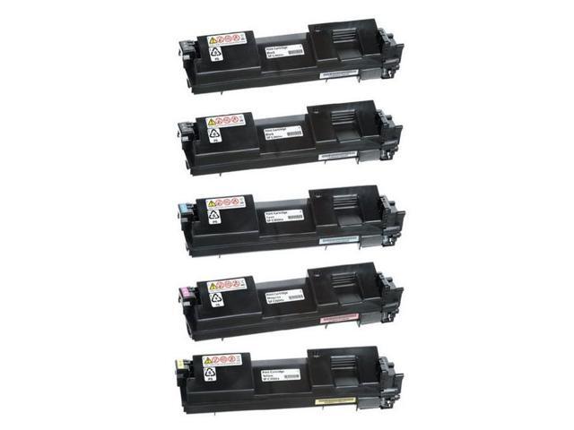 SuppliesMAX Compatible Replacement for Ricoh SP-C352DN Toner Cartridge Combo Pack (2-BK/1-C/M/Y) (TYPE SP-C352A) (407382B1CMY)