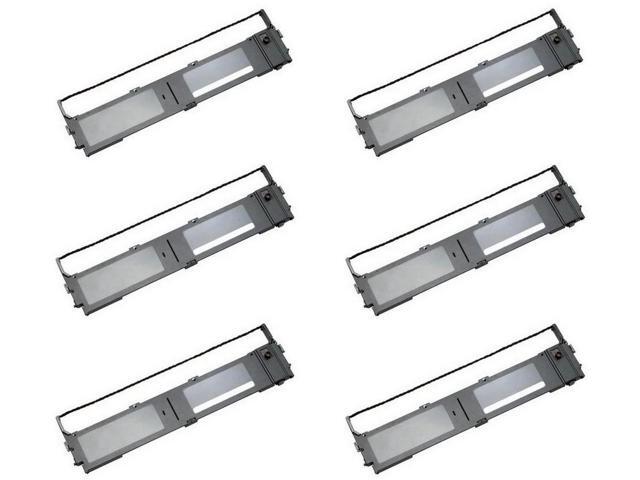 SuppliesMAX Compatible Replacement for Basic Four-MAI 4215 Black Printer Ribbons (6/PK) (ZC080)