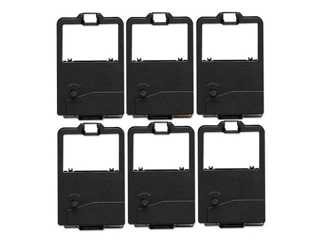 SuppliesMAX Compatible Replacement for Craden DP-6 Black Printer Ribbons (6/PK) (99-059B)