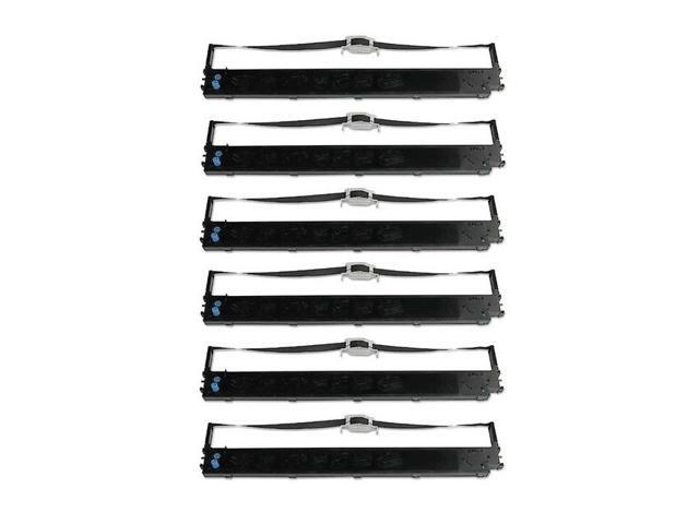 SuppliesMAX Compatible Replacement for Okidata MICROLINE 621/MICROLINE 691/MICROLINE 691N/ML-621/ML-691/ML-691N Black Printer Ribbons (6/PK)...