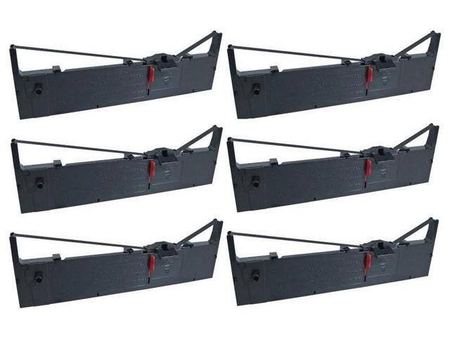 SuppliesMAX Compatible Replacement for FX-980 Black Printer Ribbons (6/PK) (S015091)