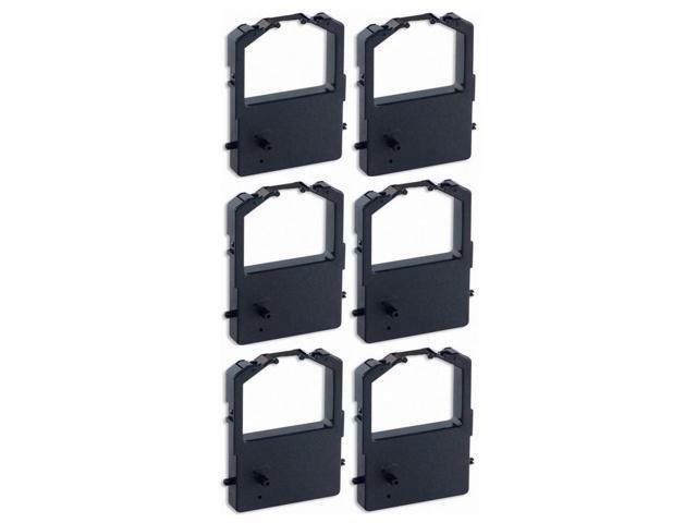 SuppliesMAX Compatible Replacement for ActionPrinter 3250/AP-3250/LQ-100 Black Printer Ribbons (6/PK) (S015032)