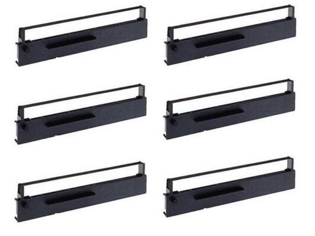 SuppliesMAX Compatible Replacement for AP-80 Black Printer Ribbons (6/PK) (AP-80-01)