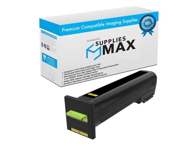 Compatible Lexmark CS-820/CX-820/CX-825/CX-860 Series Yellow High Yield Toner Cartridge (22000 Page Yield) (72K1XY0)