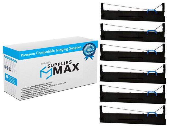 Compatible TallyGenicom Dascom 2610/ 2610+/ DS-2610/ DS-2610+/ LA-2610/ T2610+ Black Printer Ribbons (6/PK) (099071L)