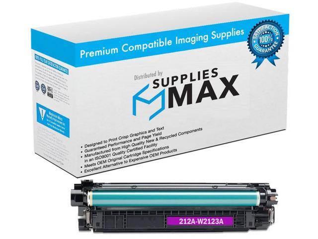 Compatible HP Color LaserJet Enterprise M554dn/M555dn/M555x/Flow MFP-M578dn/MFP-M578f Magenta Toner Cartridge (4500 Page Yield) (NO. 212A) (W2123A)