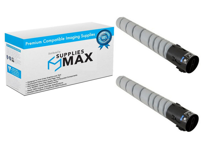 SuppliesMAX Compatible Replacement for Konica Minolta bizhub 458e/bizhub 558e/bizhub 658e Black Toner Cartridge (2/PK-28000 Page Yield) (TN-516)...