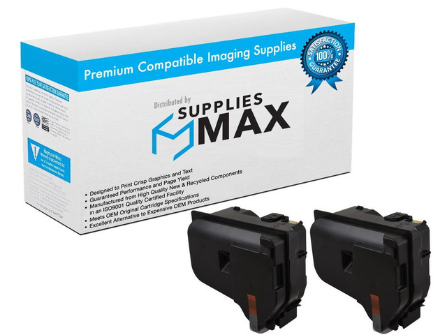 SuppliesMAX Compatible Replacement for Konica Minolta bizhub 4700i/bizhub 4701i Black Toner Cartridge (2/PK-20000 Page Yield) (TN-P91) (ACTD031_2PK)