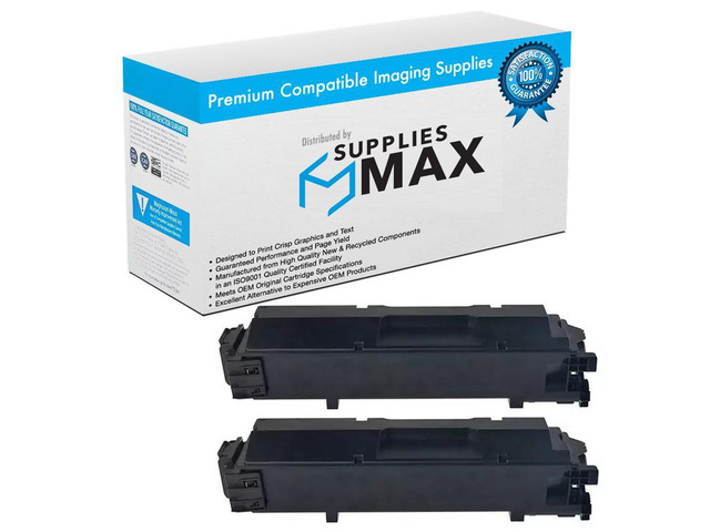 Compatible Kyocera Mita ECOSYS MA-3500cifx/ECOSYS MA-3500cix/ECOSYS PA-3500cx Black Toner Cartridge (2/PK-7000 Page Yield) (TK-5372) (1T02YJ0US0_2PK)