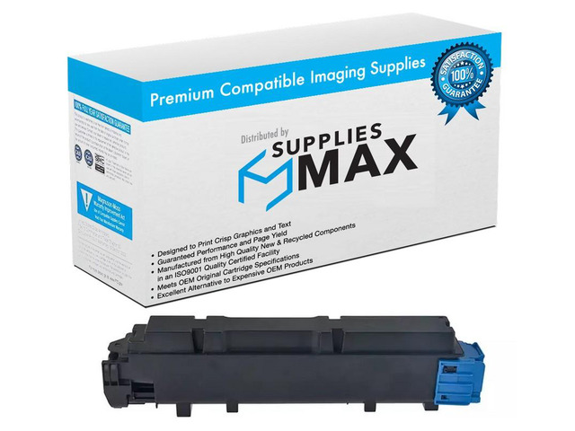 Compatible Kyocera Mita ECOSYS MA-3500cifx/ECOSYS MA-3500cix/ECOSYS PA-3500cx Cyan Toner Cartridge (5000 Page Yield) (TK-5372C) (1T02YJCUS0)