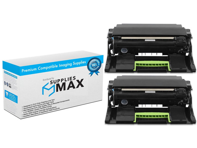 Compatible Lexmark B2865/M5270/MS-725/MS-821/MS-822/MS-823/MS-825/MX-721/MX-722/MX-725/MX-822/MX-826/XM-5365/7375 Imaging Drum Unit (2/PK-150000...