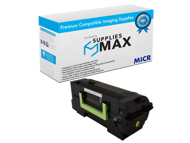 SuppliesMAX Compatible MICR Replacement for Lexmark MS-725/MS-821/MS-822/MS-823/MS-825/MX-721/MX-722/MX-725/MX-822/MX-826 Series Toner Cartridge...