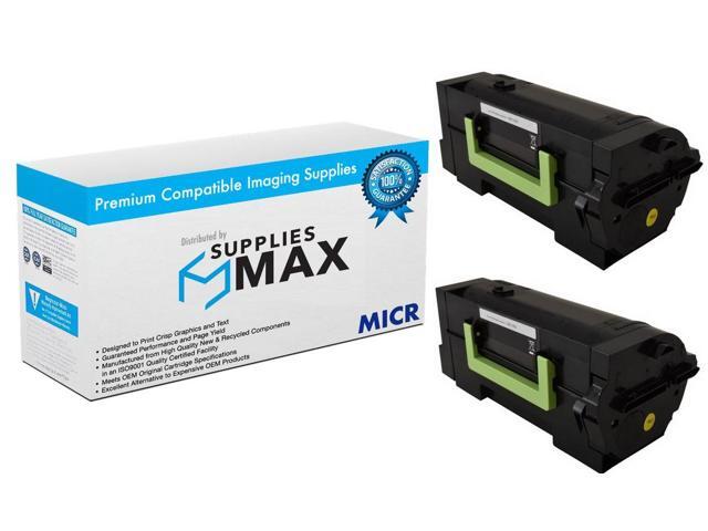 MICR Lexmark MS-725/MS-821/MS-822/MS-823/MS-825/MX-721/MX-722/MX-725/MX-822/MX-826 Series Toner Cartridge (2/PK-7500 Page Yield) (58D1000_2PK)