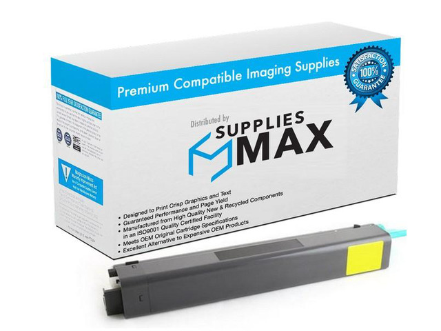 Compatible Lexmark C925DE/C925DTE Yellow High Yield Toner Cartridge (7500 Page Yield) (C925H2YG)