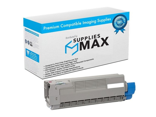 SuppliesMAX Compatible Replacement for Okidata C612DN/C612N Series Magenta Toner Cartridge (6000 Page Yield) (46507502)