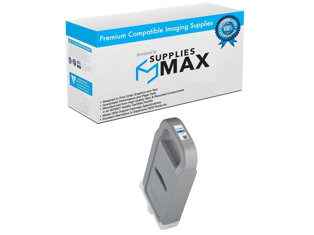 SuppliesMAX Compatible Replacement for Canon ImagePROGRAF PRO 2000/2100/4000/4100/4100S/6000/6100/6100S Photo Cyan Pigment High Yield Wide Format...