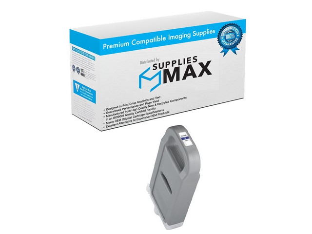 SuppliesMAX Compatible Replacement for Canon ImagePROGRAF PRO 2000/2100/4000/4100/4100S/6000/6100/6100S Blue Pigment High Yield Wide Format Inkjet...