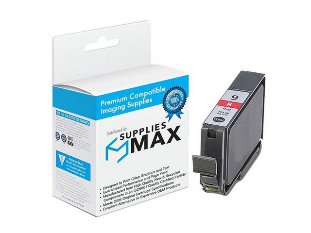 SuppliesMAX Compatible Replacement for Canon PIXMA Pro 9500 Red Inkjet (930 Page Yield) (PGI-9R) (1040B002)