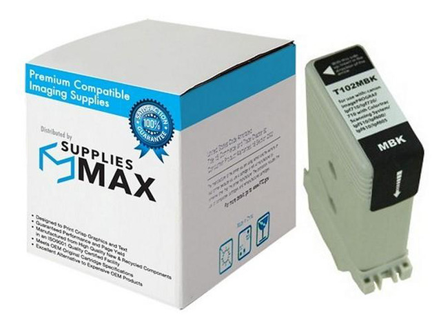 SuppliesMAX Compatible Replacement for Canon iPF-500/iPF-510/iPF-600/iPF-605/iPF-610/iPF-700/iPF-750/iPF-760/iPF-765 Matte Black Wide Format Inkjet...