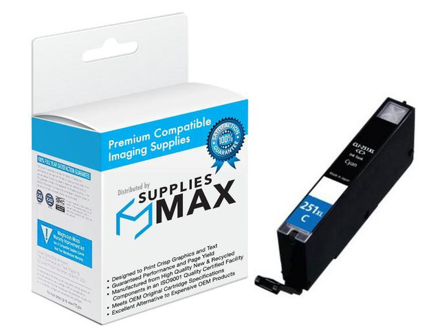 SuppliesMAX Compatible Replacement for Canon PIXMA iP-7220/iP-8720/MG-5420/MG-5520/MG-5620/MG-6620/MG-7120/MG-7520 Cyan High Yield Inkjet (700 Page...