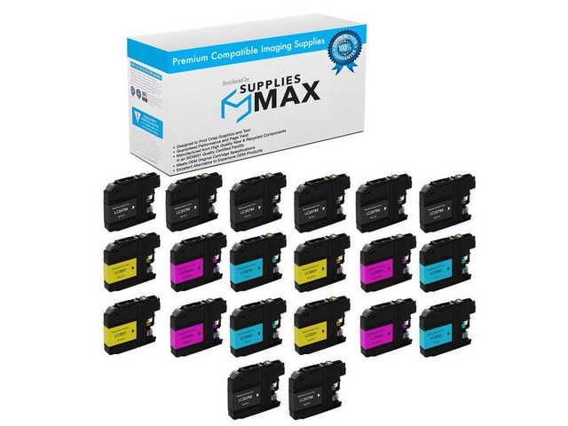 SuppliesMAX Compatible Replacement for Brother DCP-J4120DW/MFC-J4320DW/MFC-J4420DW/MFC-J4620DW/MFC-J4625DW Super High Yield Inkjet Combo Pack...