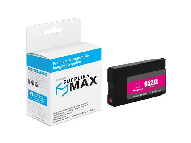 SuppliesMAX Remanufactured Replacement for HP OfficeJet Pro 7720/7730/7740/8200/8700/8715/8720/8725/8730/8740/8745 Magenta High Yield Inkjet (1600...