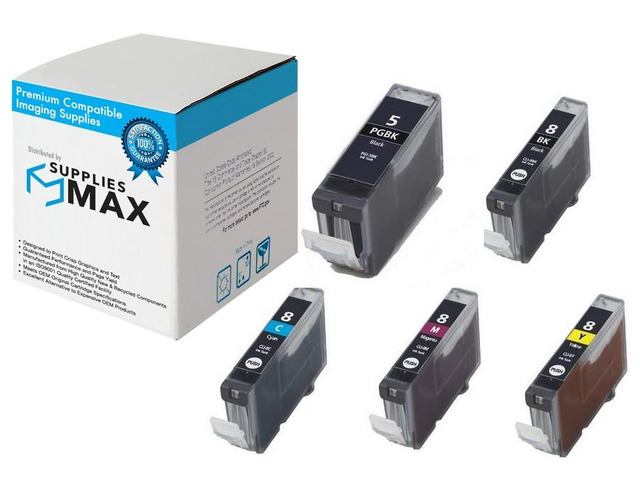 SuppliesMAX Compatible Replacement for Canon PIXMA iP-3300/iP-4200/iP-4500/iP-5200/MP-500/MP-600/MP-800/MP-950/MP-970 Inkjet Combo Pack...