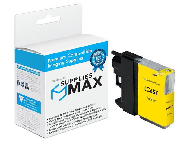 SuppliesMAX Compatible Replacement for Brother DCP-385/DCP-395/DCP-6690/MFC-5490/MFC-790/MFC-990/MFC-5890/MFC-5895/MFC-6490/MFC-6890 Yellow High...